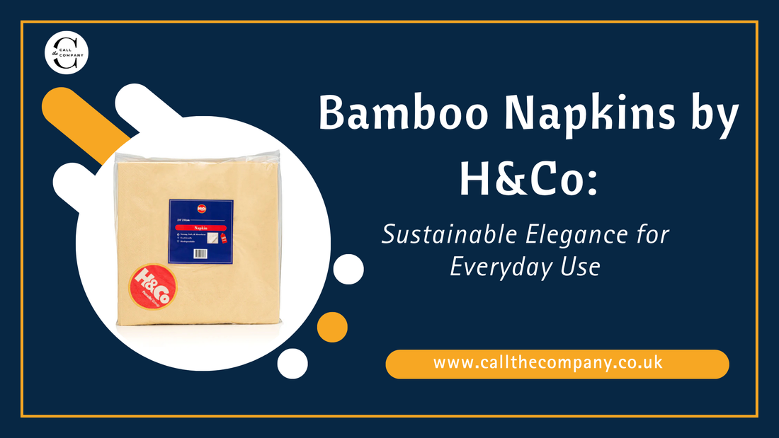 Bamboo Napkins by H&Co: Sustainable Elegance for Everyday Use