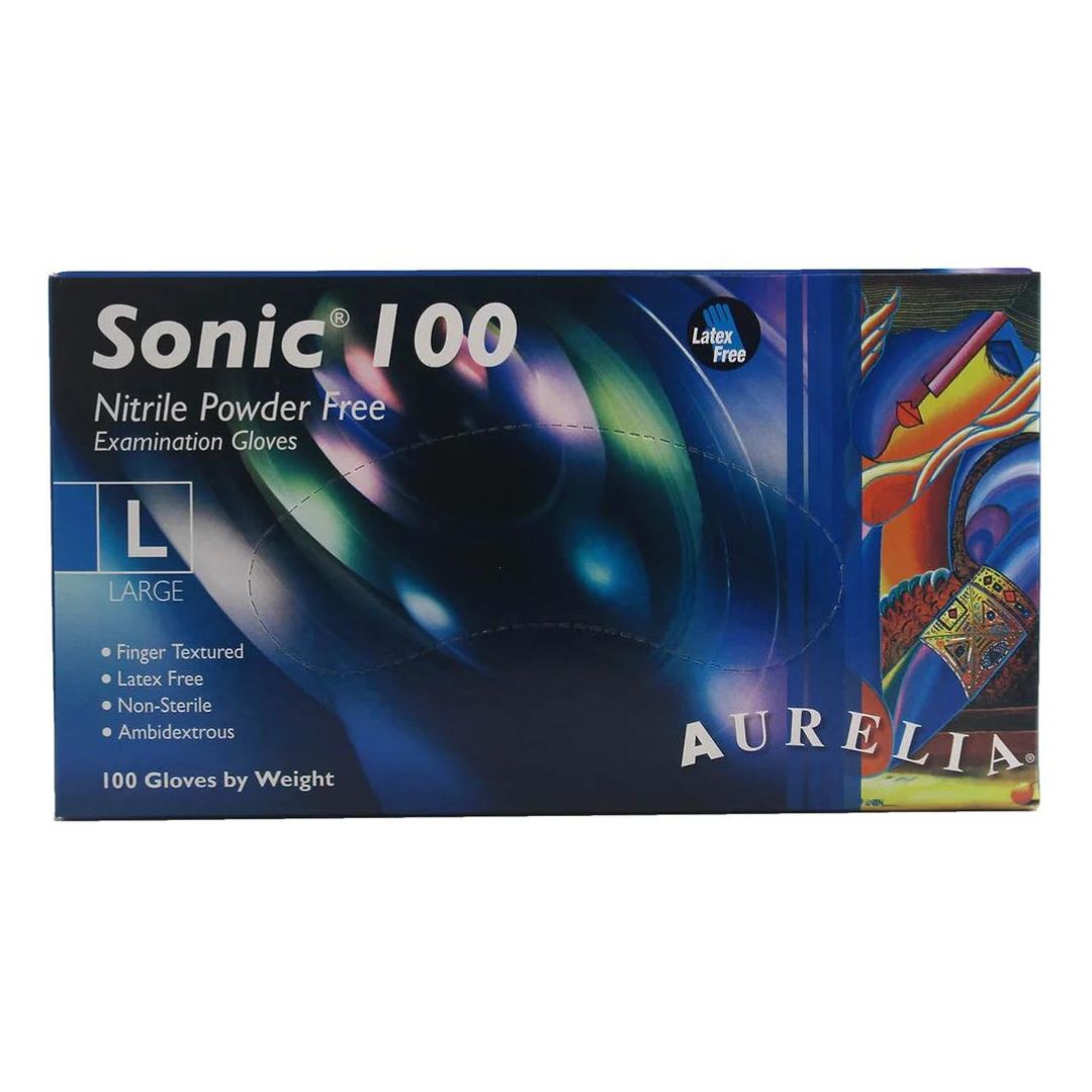 100 pcs Aurelia Sonic Large Disposable Gloves - SONIC100L