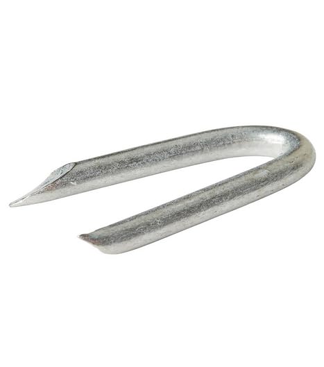 Diall Galvanised Fencing Staples, 4mm x 40mm, 1 kg Pack