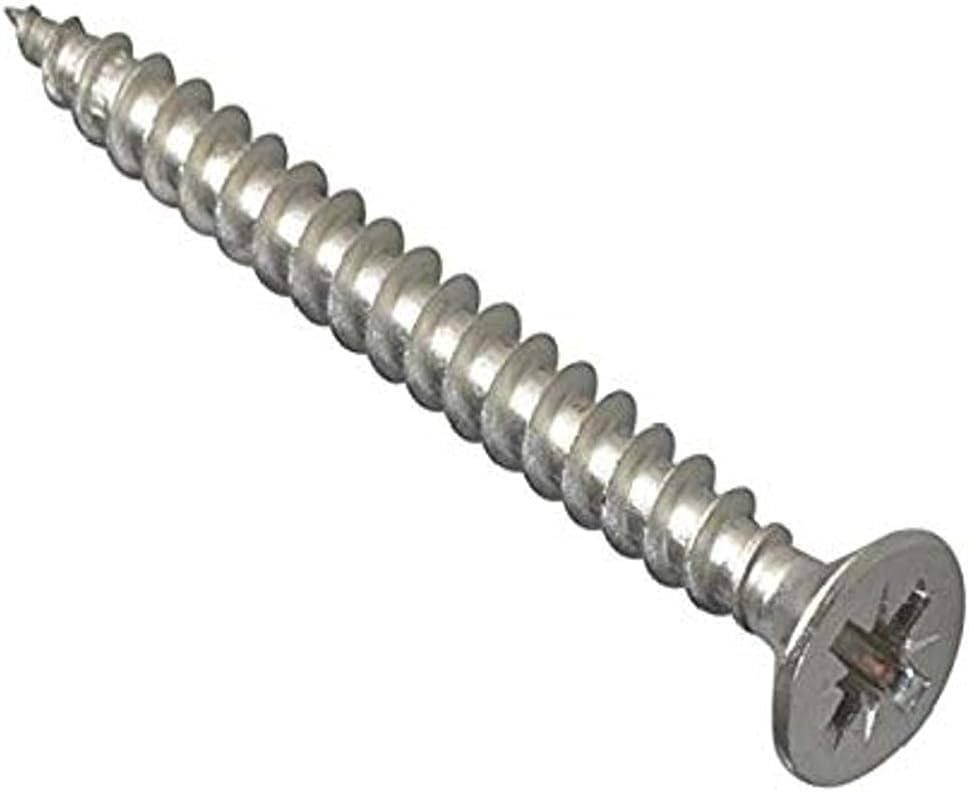 Diall A2 stainless Steel PZ2 Screws 5mm x 70mm, Pack of 200