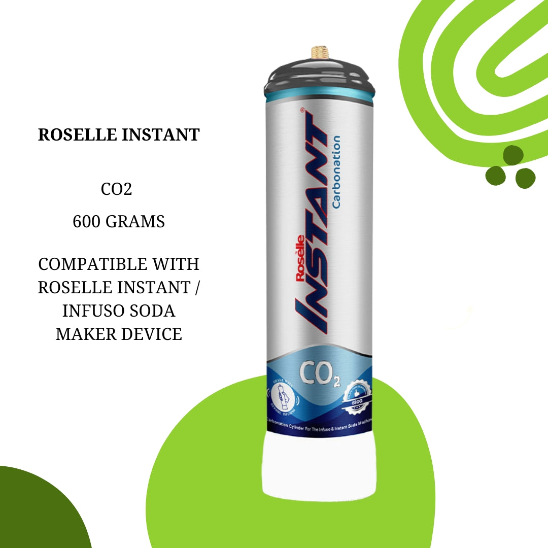 Roselle Instant 600g CO2 Cylinder Natural Flavor - Box of 6