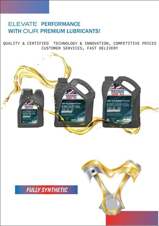 Mobil Plus SAE DFM 5W- 30, 5 Litre API SN certified Fully Synthetic Engine Oil