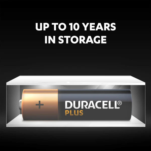 AA Duracell Plus 4 Batteries 100% Power 1.5V Alkaline LR6 MN1500 MICRO
