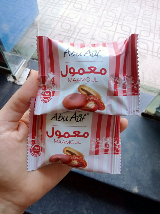 Strawberry Chocolate Maamoul Stuffed with Majdool Dates