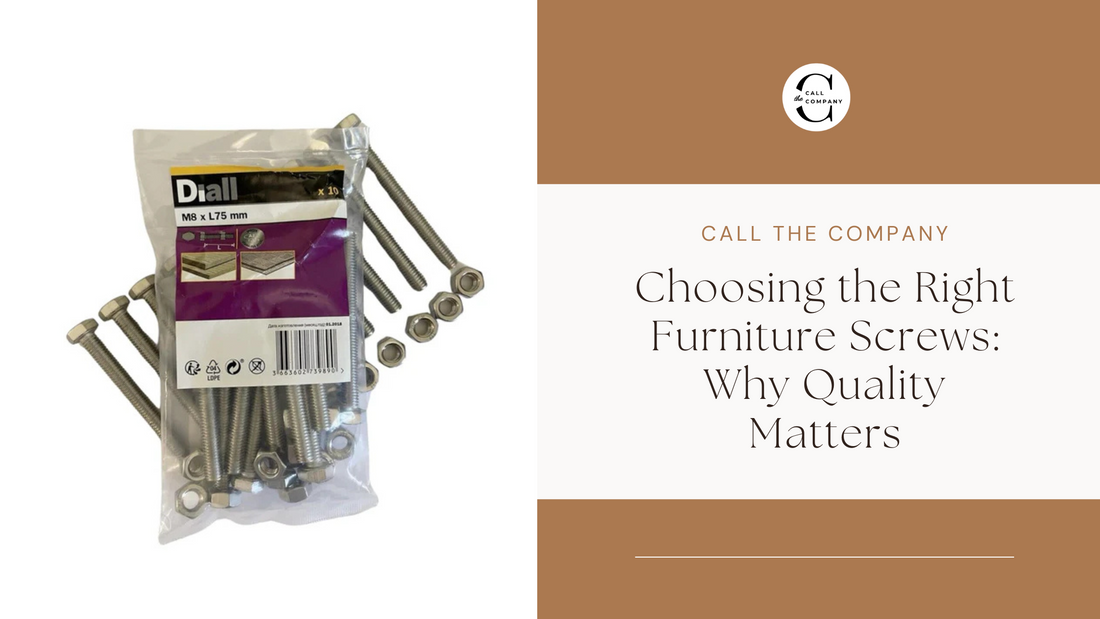 Choosing the Right Furniture Screws: Why Quality Matters