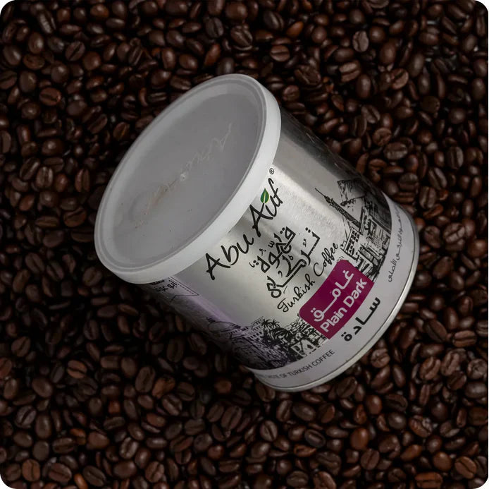 Experience Authentic Bold Flavour with Dark Roasted Plain Turkish Coffee by Abu Auf
