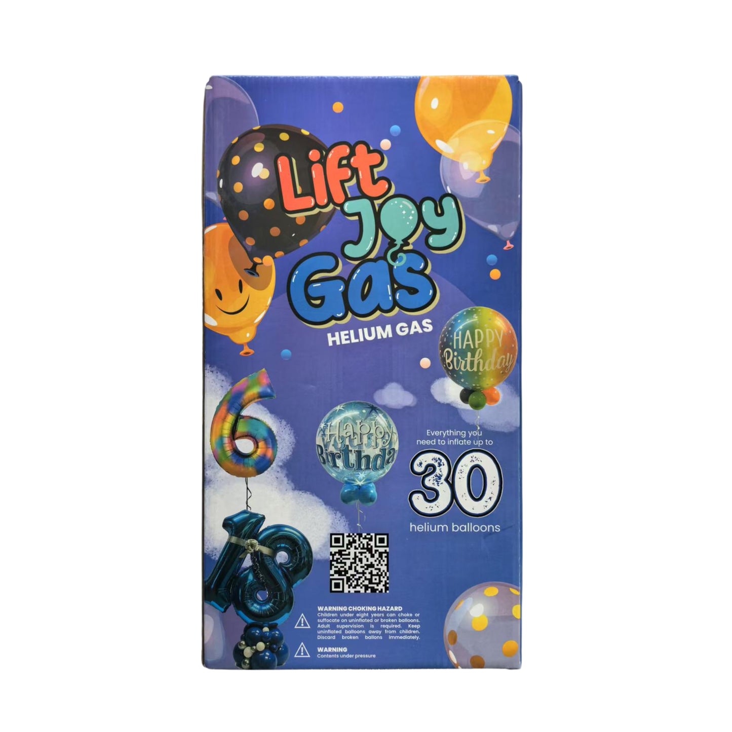 Lift Joy Gas Non Flammable UN1046 Helium Gas Cylinder Fills Upto 30 Balloons