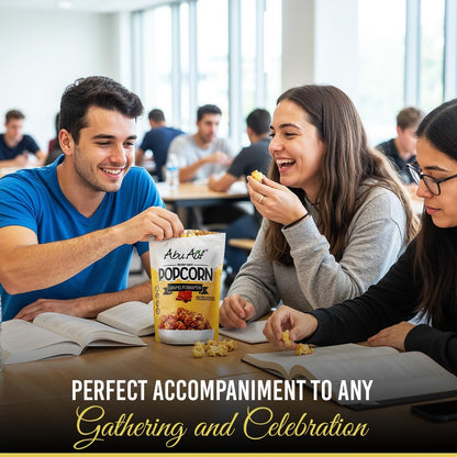 Abu Auf Premium Caramel Popcorn Natural Gluten Free Sweet Crunchy (Box of 12)