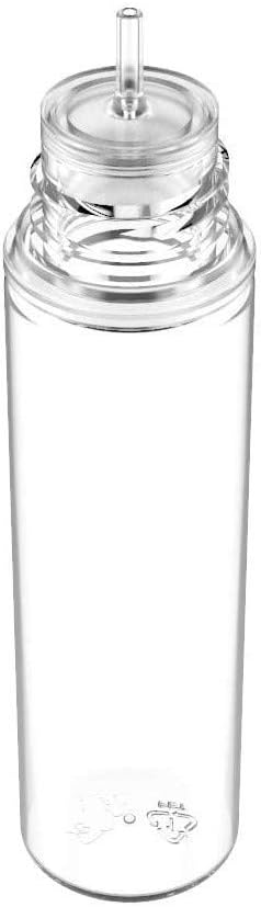 60ml Clear Empty Transparent Bottles (Pack of 5)