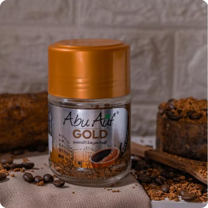 Abu Auf Premium Instant Coffee, GOLD - 45 grams