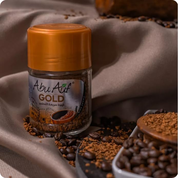 Abu Auf Premium Instant Coffee, GOLD - 45 grams