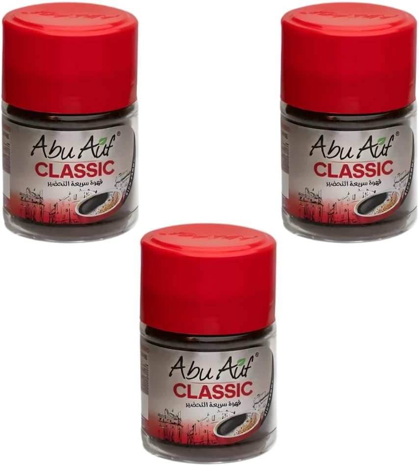 Abu Auf Premium Instant Coffee, Rich Aroma, CLASSIC - 50 grams