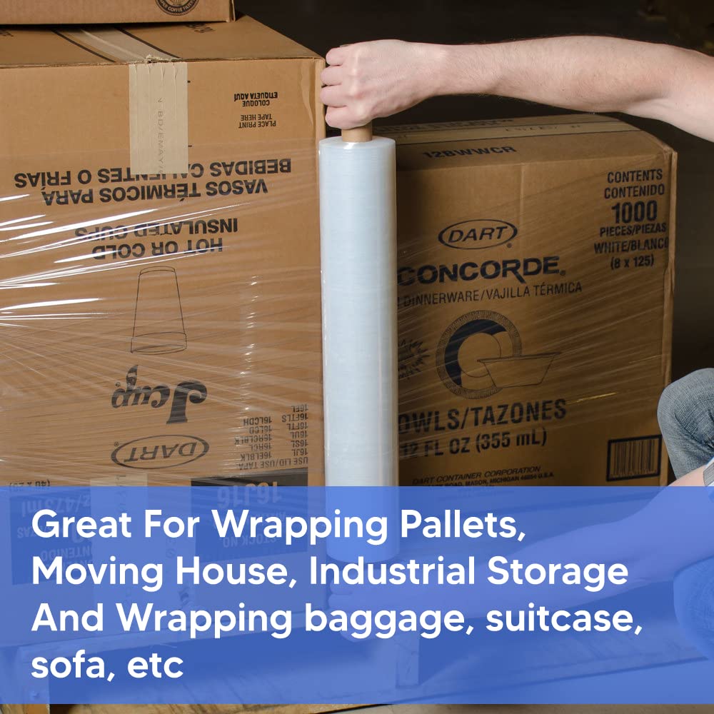 Clear Shrink Wrap Roll Heavy Duty Multipurpose (400mm X 300m) Cling Film Packaging