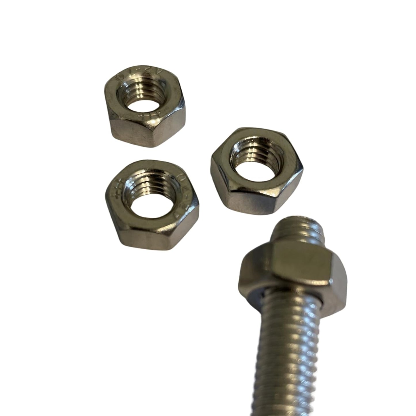 Diall A2 Stainless Steel Screws, M8 x 75mm, Pack of 10