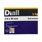 Diall Galvanised Fencing Staples, 4mm x 40mm, 1 kg Pack