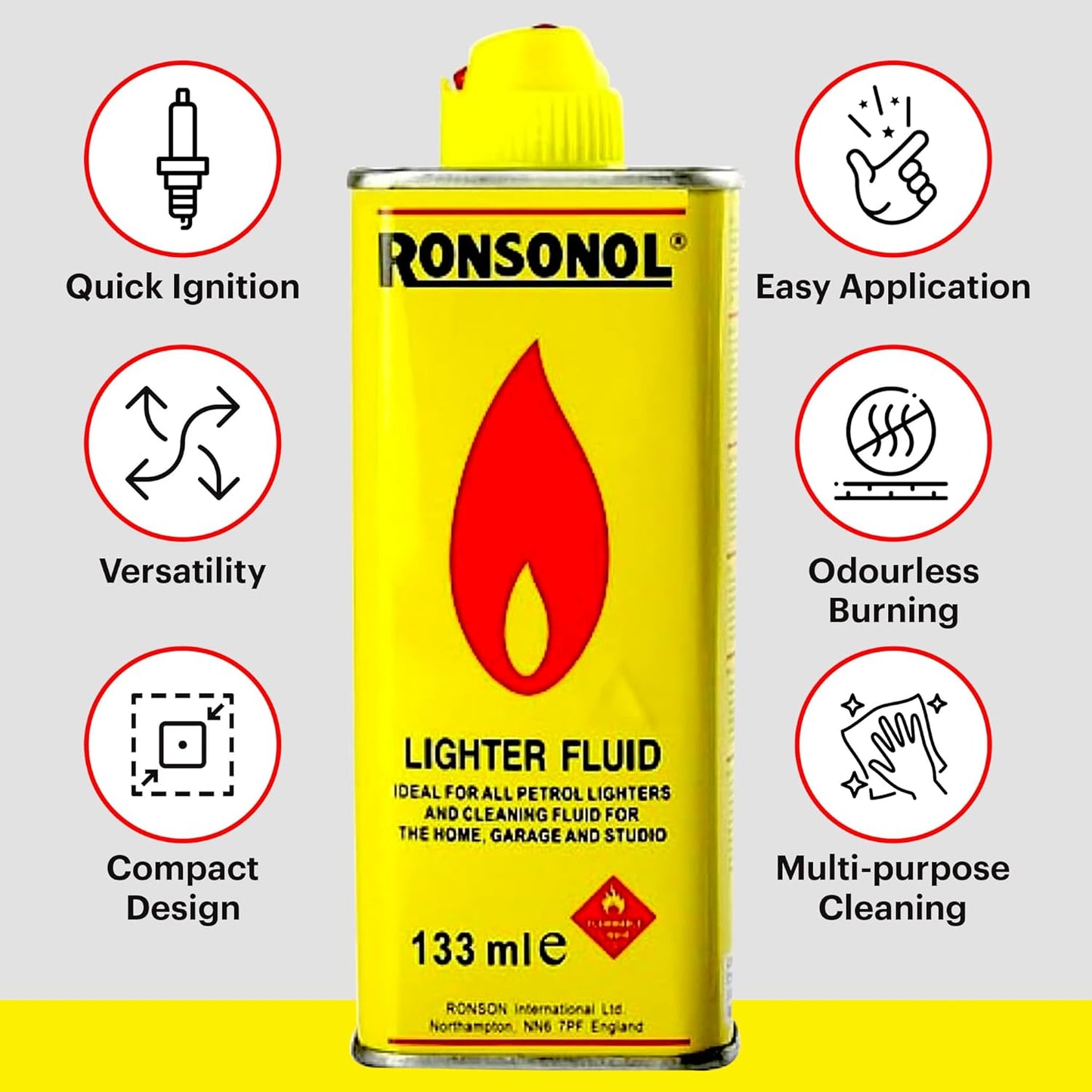 Ronsonol Lighter Fluid 133ml