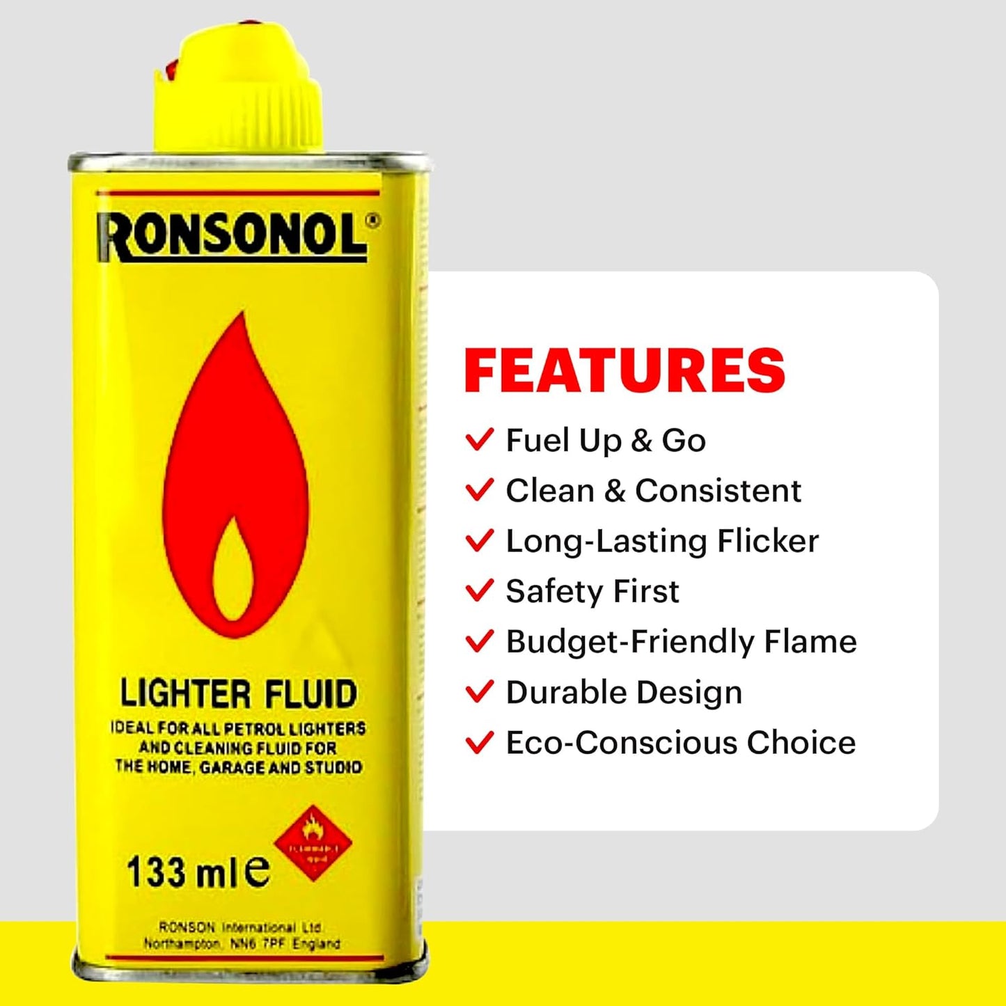 Ronsonol Lighter Fluid 133ml