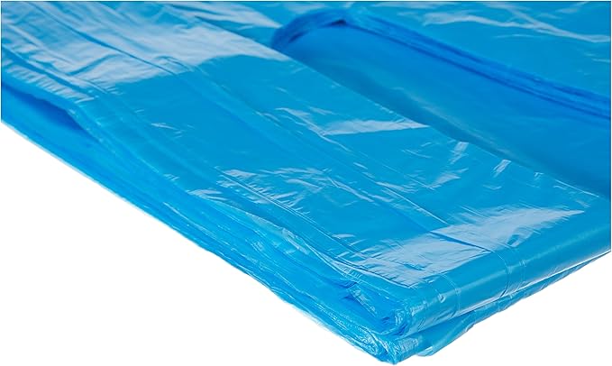 Disposable Blue Aprons- Solid, One Size - Pack of 100