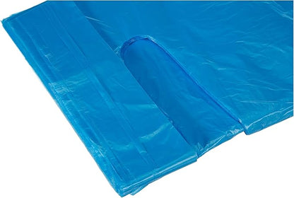 Disposable Blue Aprons- Solid, One Size - Pack of 100