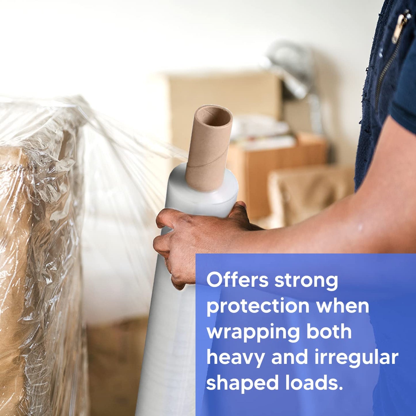 Clear Shrink Wrap Roll Heavy Duty Multipurpose (400mm X 300m) Cling Film Packaging