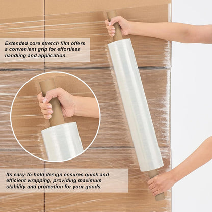 Shrink Roll For Wrapping Pallets & Parcels 400mm X 250m (Clear)