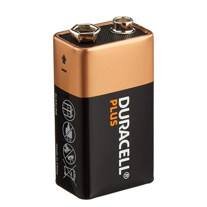 Duracell Plus 9V Battery 100% Life Guaranteed 6LR61 MN1604