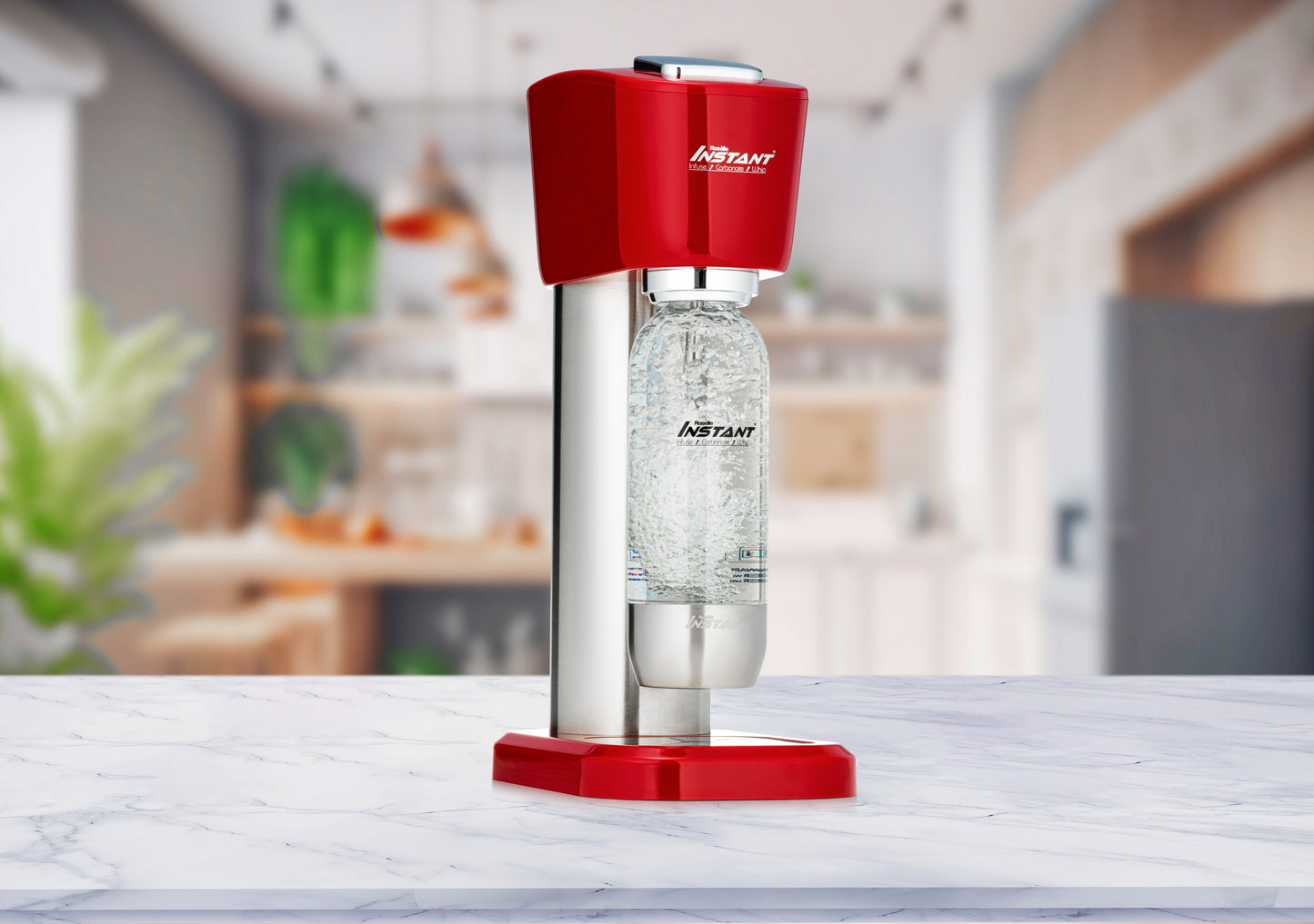 Roselle Instant CO2 Carbonating Device + 1 CO2 600 g Gas Cylinder