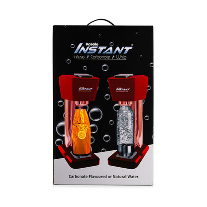 Roselle Instant CO2 Carbonating Device + 1 CO2 600 g Gas Cylinder
