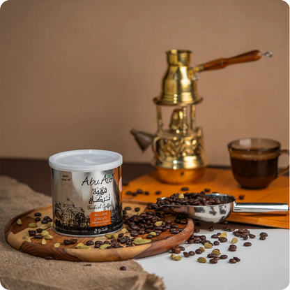 Medium Roasted Blended Turkish Coffee by Abu Auf 200gm box