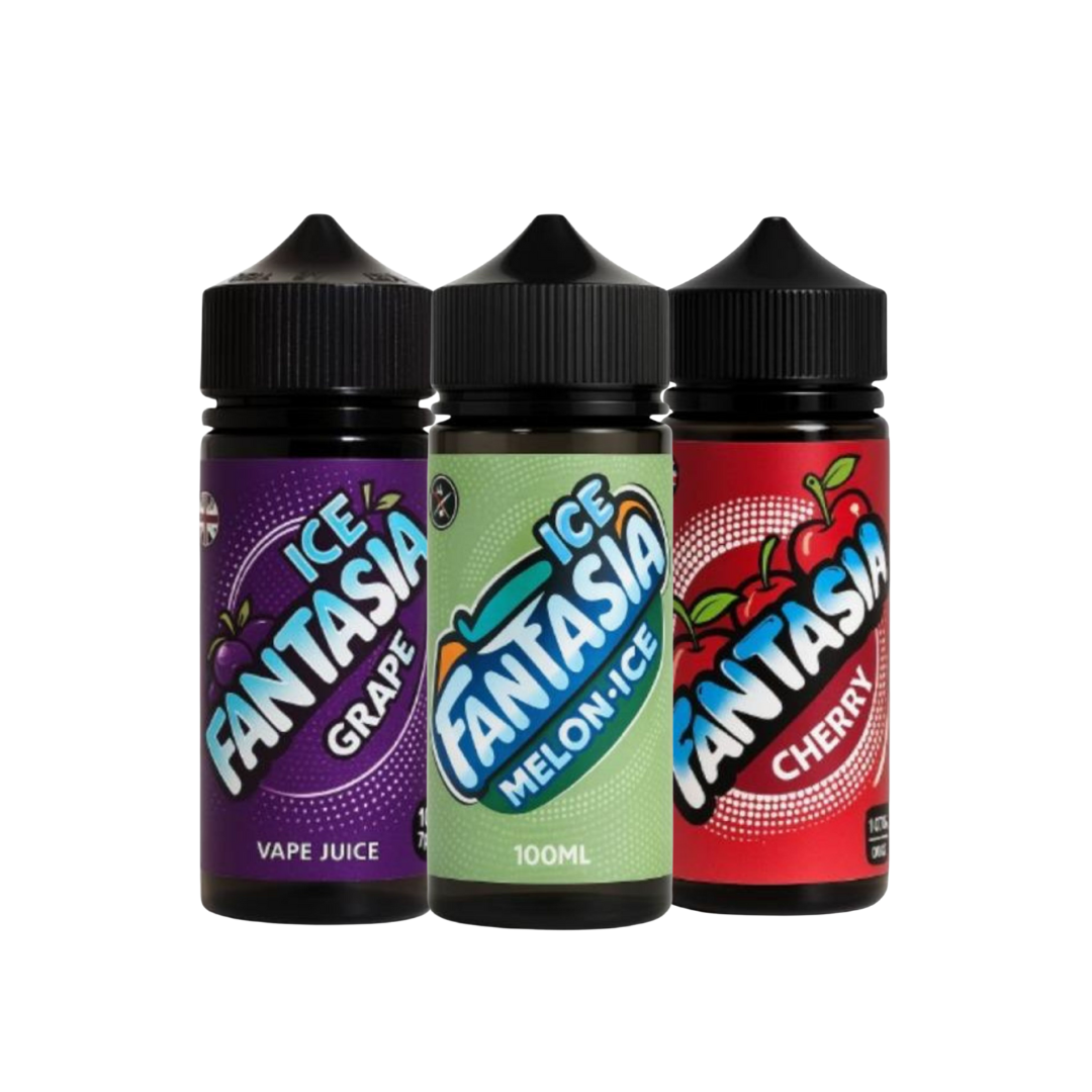 Fantasia Vape Juice – 100ml Zero Nicotine E-Liquid (Bundle Pack of 3)
