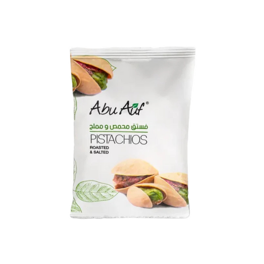 Abu Auf Roasted And Salted Pistaicho 180gm pack