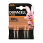 AAA Duracell Plus Batteries 100% Power Alkaline LR03 MN2400 MICRO