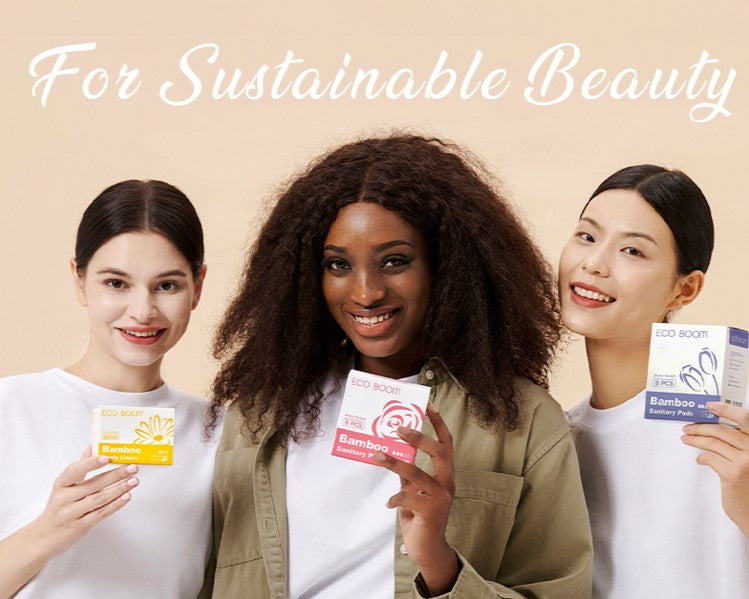 ECO BOOM Biodegradable Bamboo Panty Liners (150mm) - Pack of 30