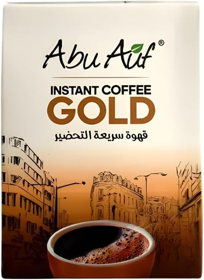 Abu Auf Premium Instant Coffee 24 Sachets, Classic or Gold, 24 x 2g Sticks