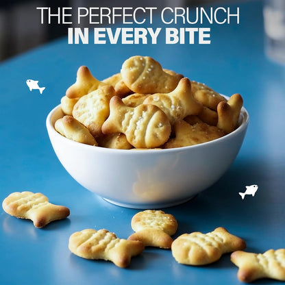 Abu Auf Fish shaped baked crunchy biscuits 80g each pack, Box of 12